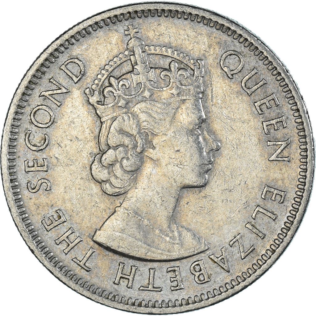 Hong Kong | 50 Cents Coin | Elizabeth II | Km:34 | 1971 - 1975