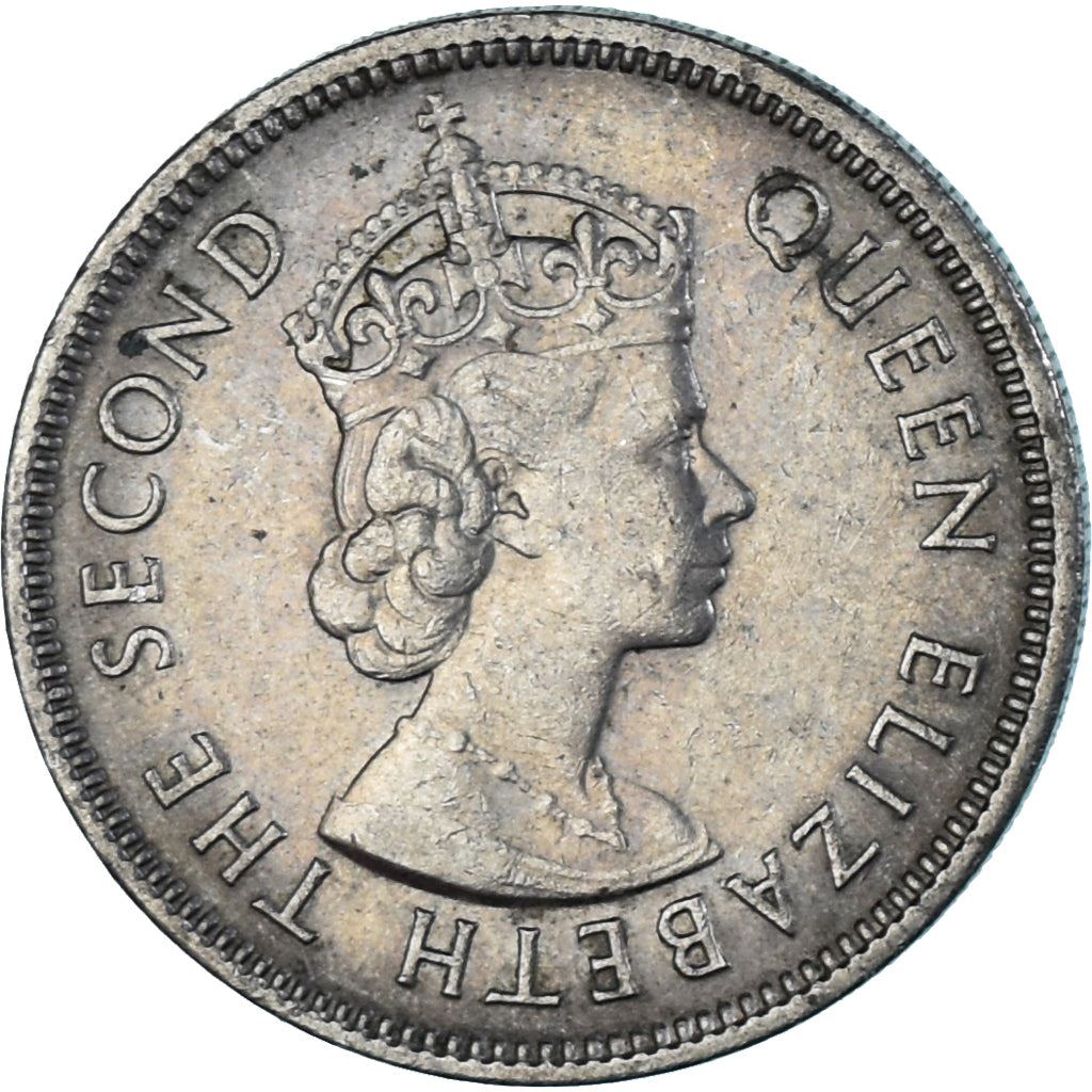 Hong Kong | 50 Cents Coin | Elizabeth II | Km:34 | 1971 - 1975