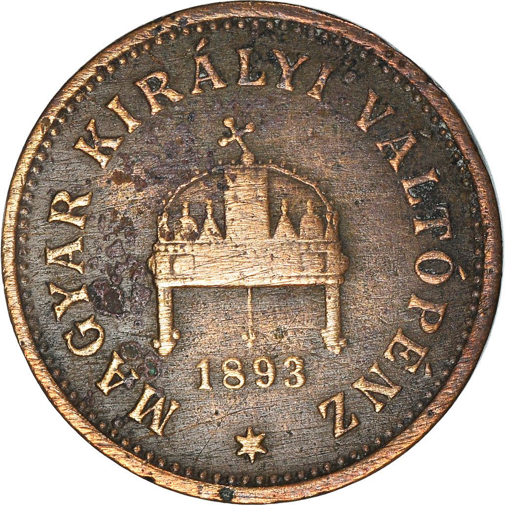 Hungary 1 Filler Coin | Franz Joseph | Holy Crown | KM480 | 1892 - 1914