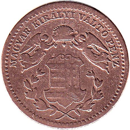 Hungary 1 Krajczar Coin | Franz Joseph I | KM441 | 1868 - 1873