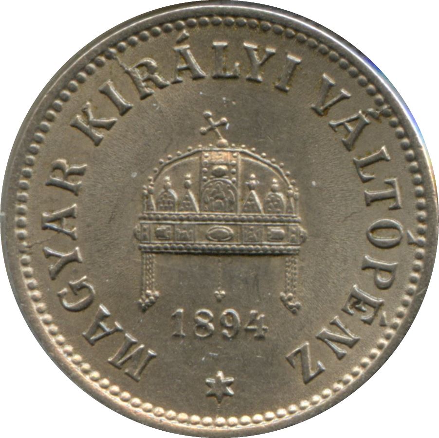 Hungary 10 Filler Coin | Franz Joseph I | Holy Crown | KM482 | 1892 - 1914