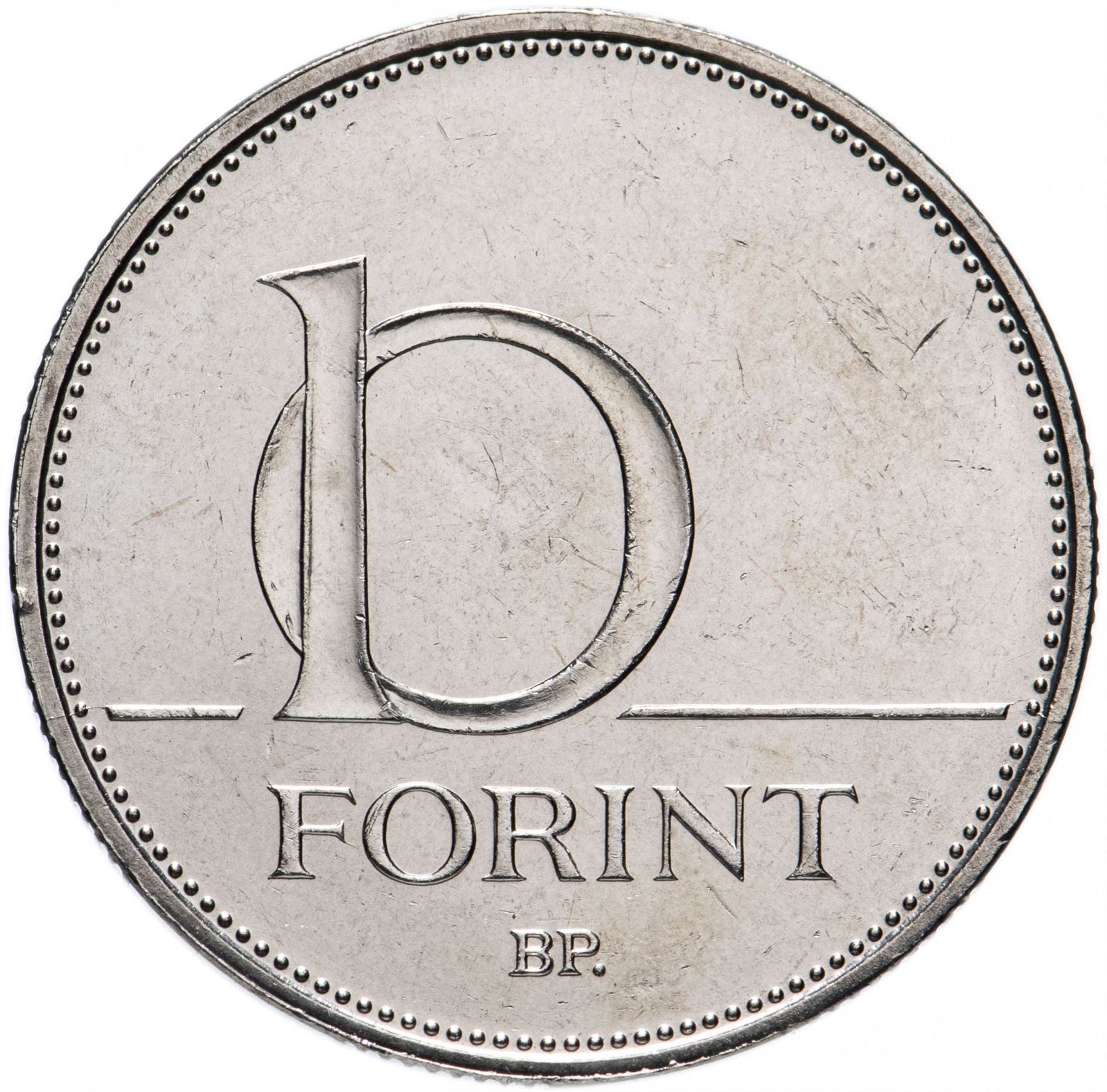 Hungary 10 Forint Coin | KM848 | 2012 - 2021