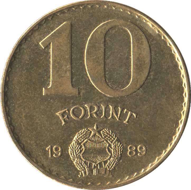 Hungary 10 Forint Coin | Liberty | Budapest | KM636 | 1983 - 1989