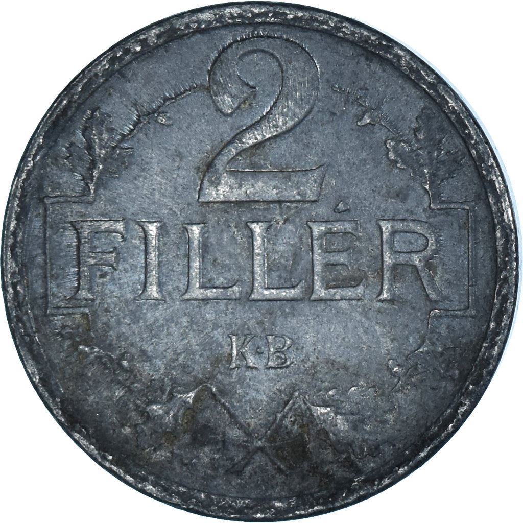 Hungary 2 Filler Coin | Holy Crown | KM497 | 1916 - 1918