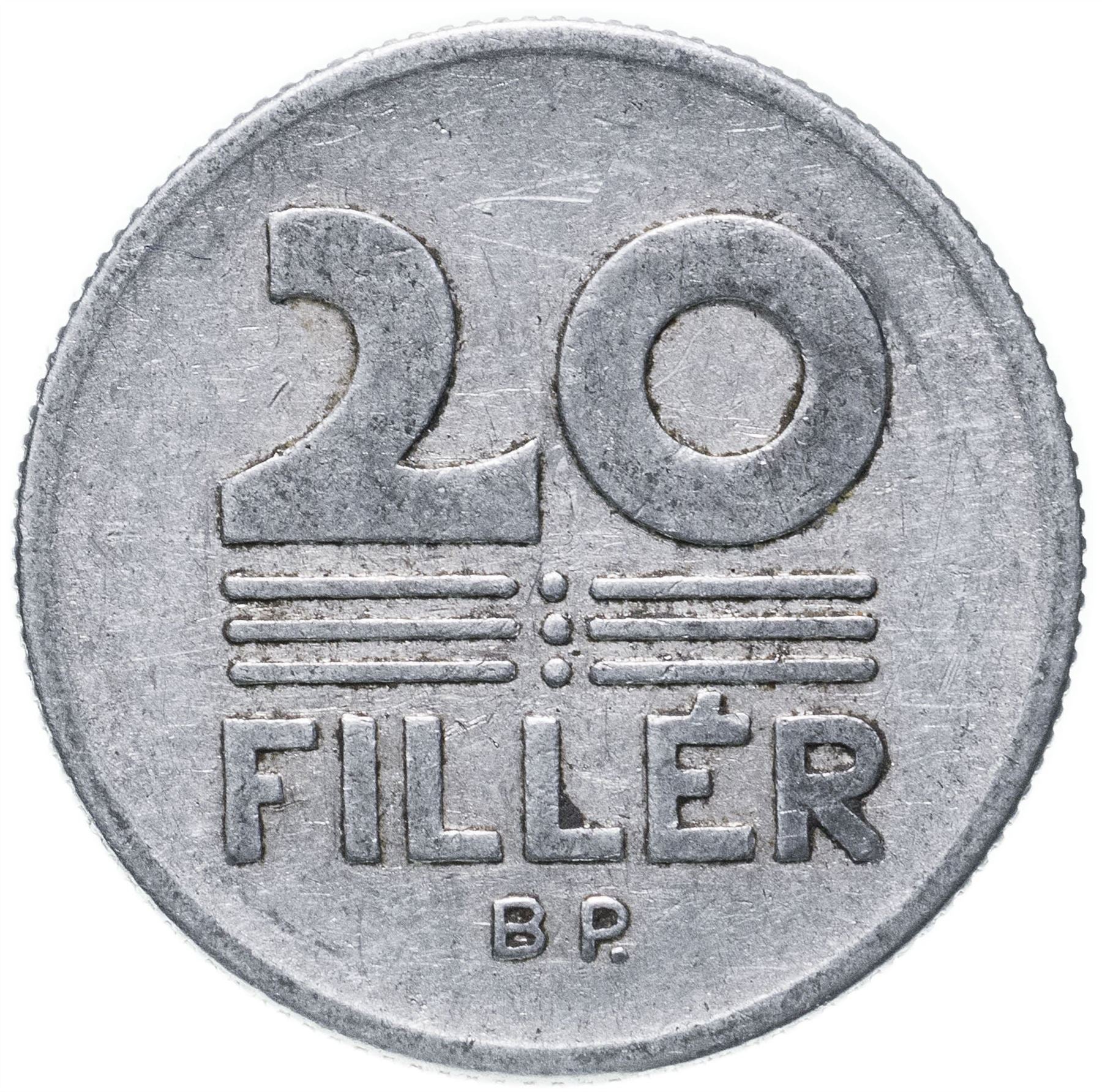 Hungary 20 Filler Coin | KM573 | 1967 - 1989