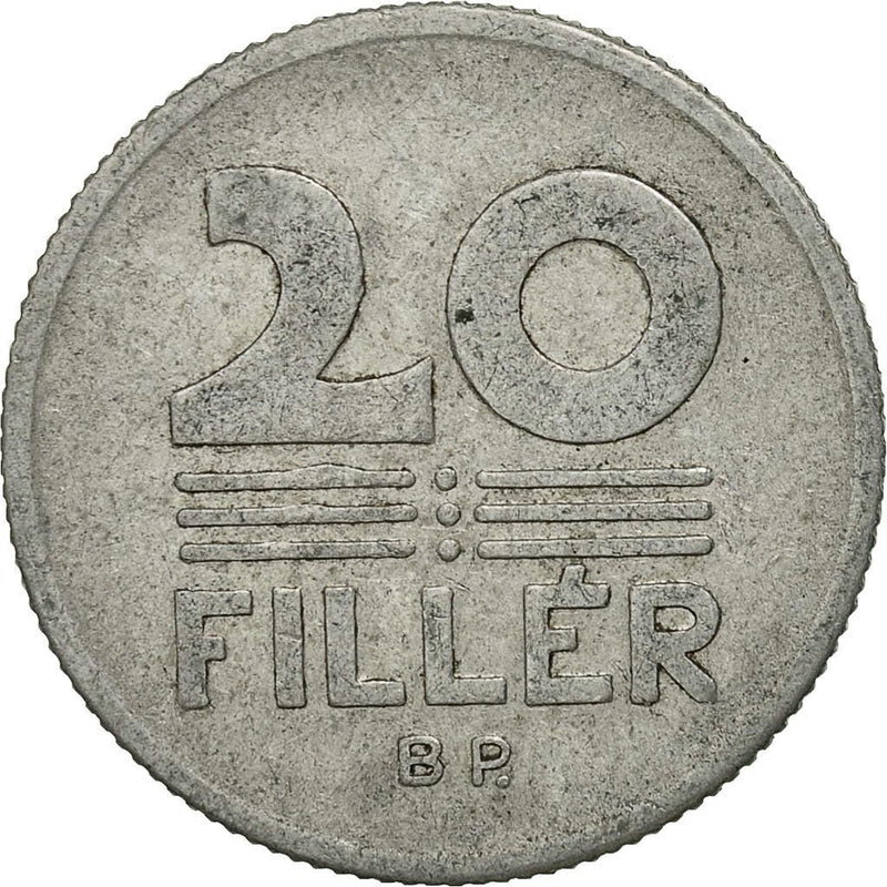 Hungary 20 Filler Coin KM573 1967 1989