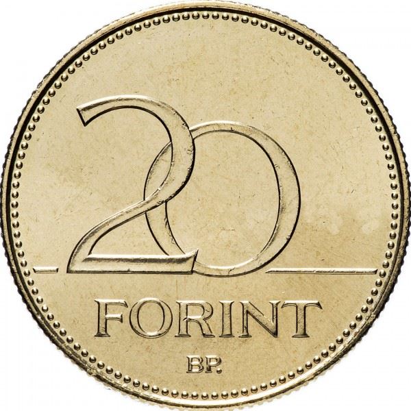 Hungary | 20 Forint Coin | Iris Aphylla | KM849 | 2012 - 2021