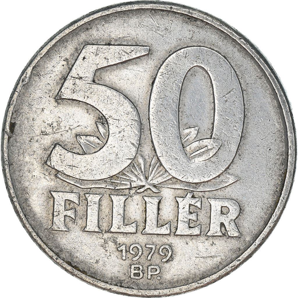 Hungary 50 Filler Coin | Elisabeth Bridge | Budapest | KM574 | 1967 - 1989