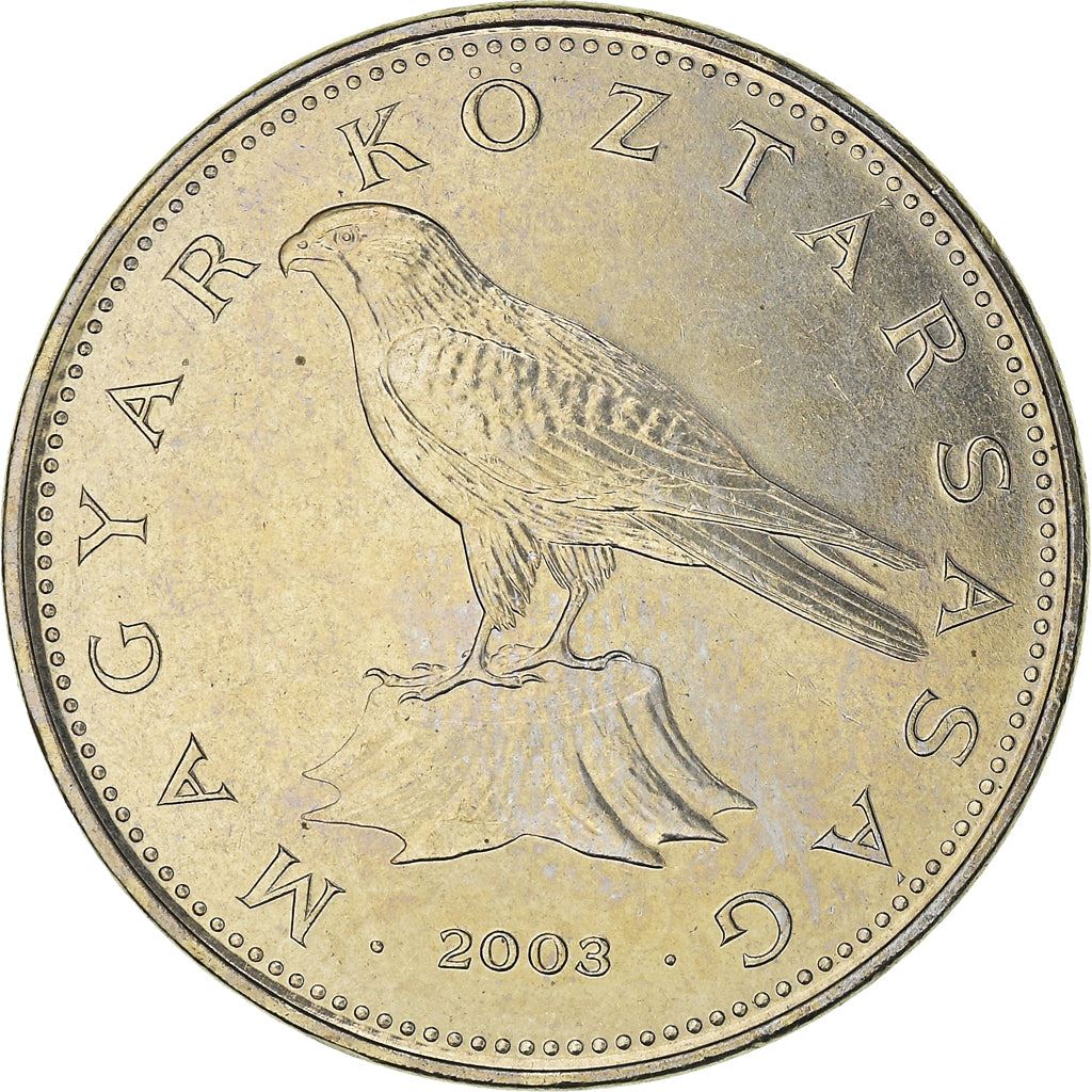 Hungary 50 Forint Coin | Saker Falcon | KM697 | 1992 - 2011