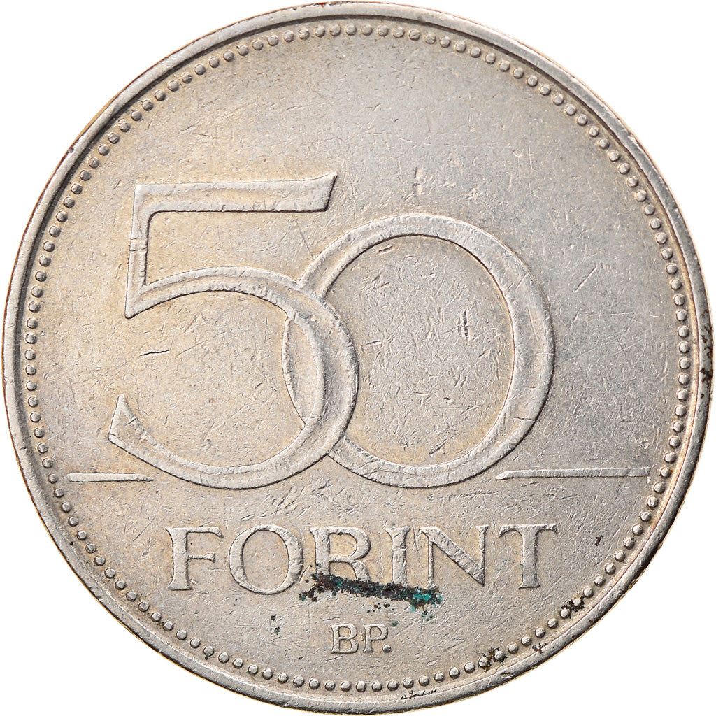 Hungary 50 Forint Coin | Saker Falcon | KM697 | 1992 - 2011