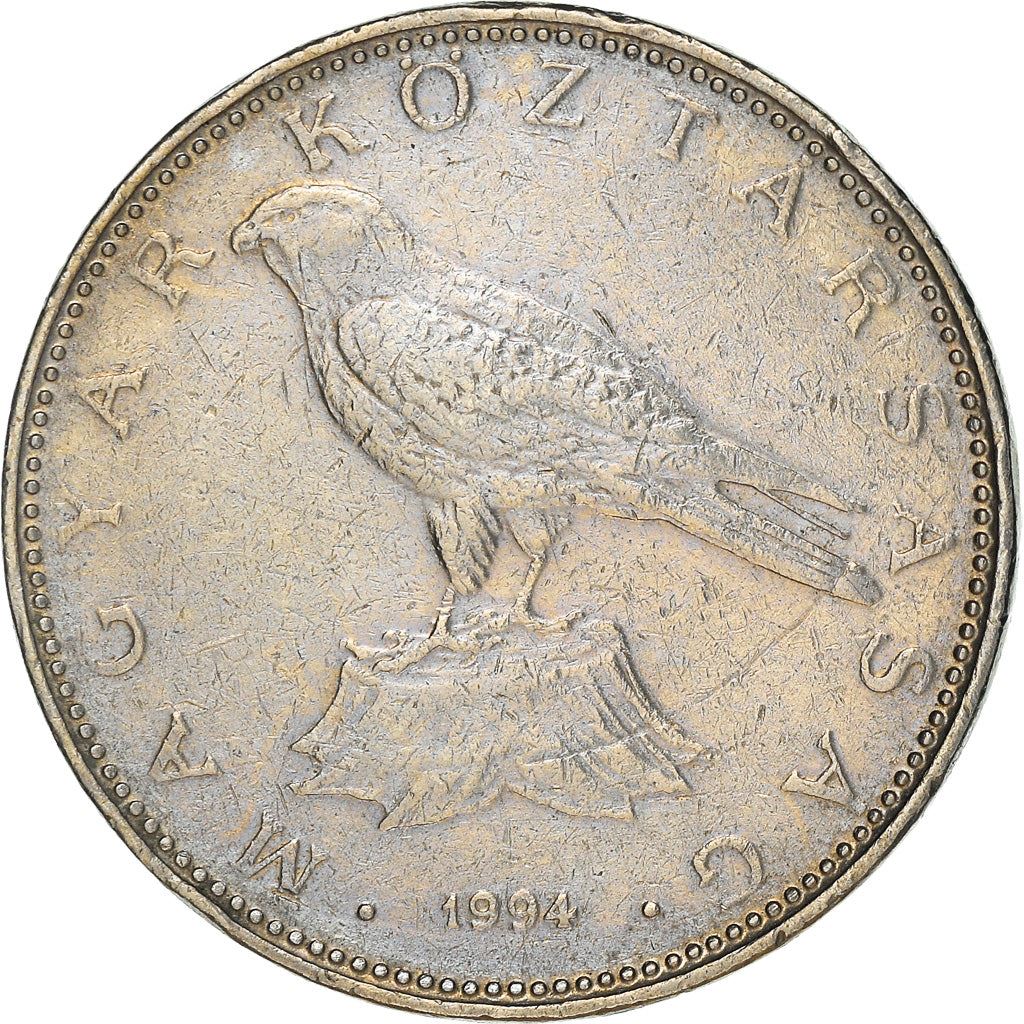 Hungary 50 Forint Coin | Saker Falcon | KM697 | 1992 - 2011