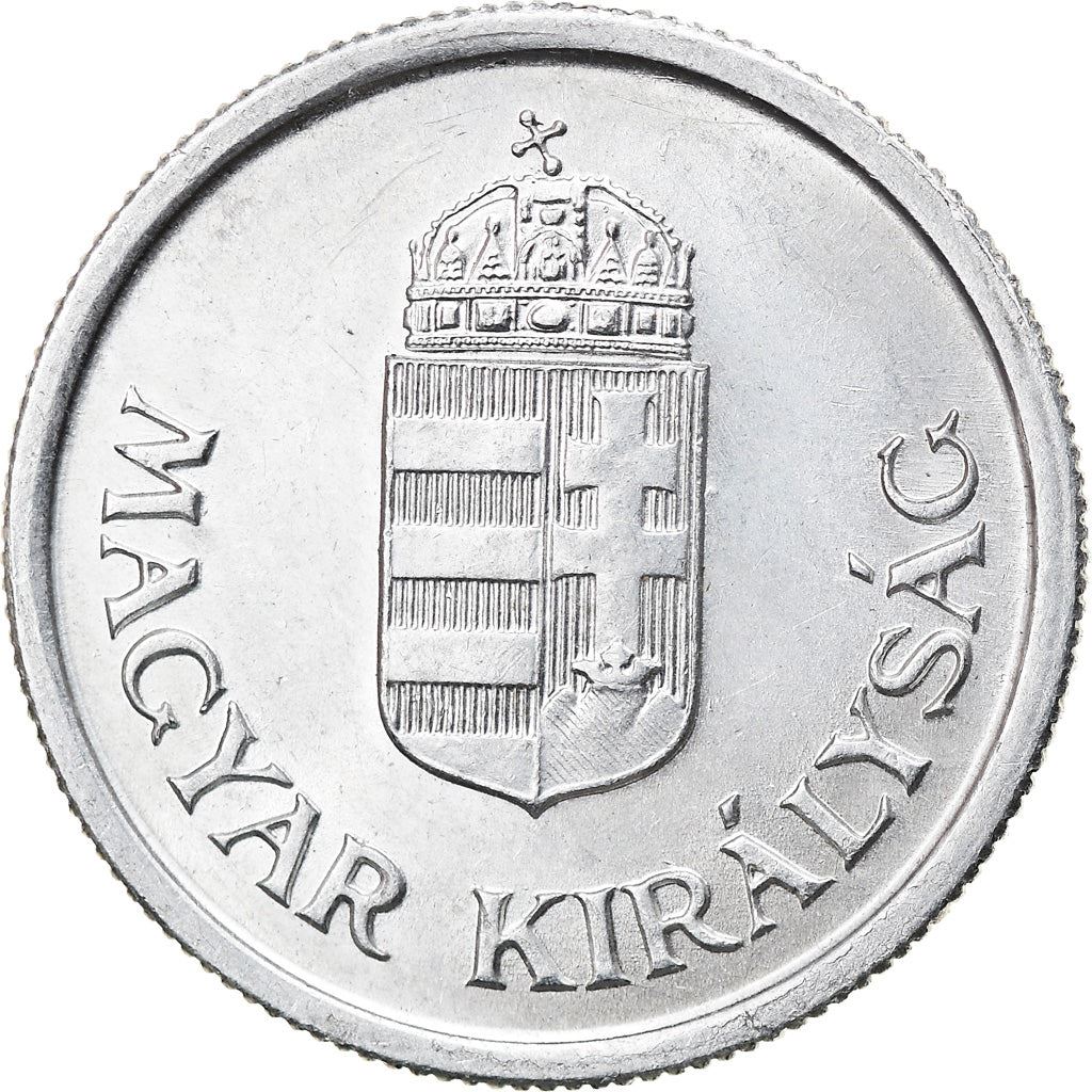 Hungary Coin Hungarian 1 Pengo | Miklos Horthy | KM521 | 1941 - 1944