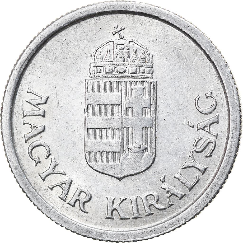 Hungary Coin Hungarian 1 Pengo | Miklos Horthy | KM521 | 1941 - 1944