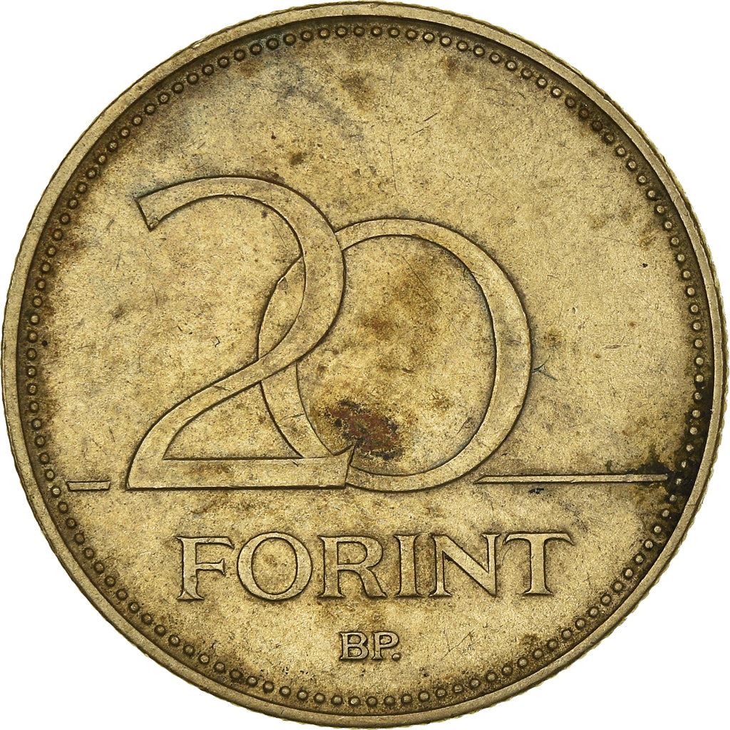 Hungary Coin Hungarian 20 Forint | Iris Variegata | KM696 | 1992 - 2011