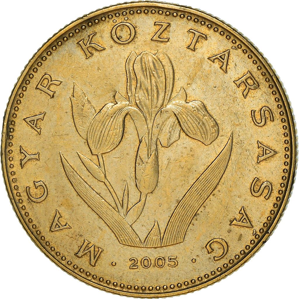 Hungary Coin Hungarian 20 Forint | Iris Variegata | KM696 | 1992 - 2011