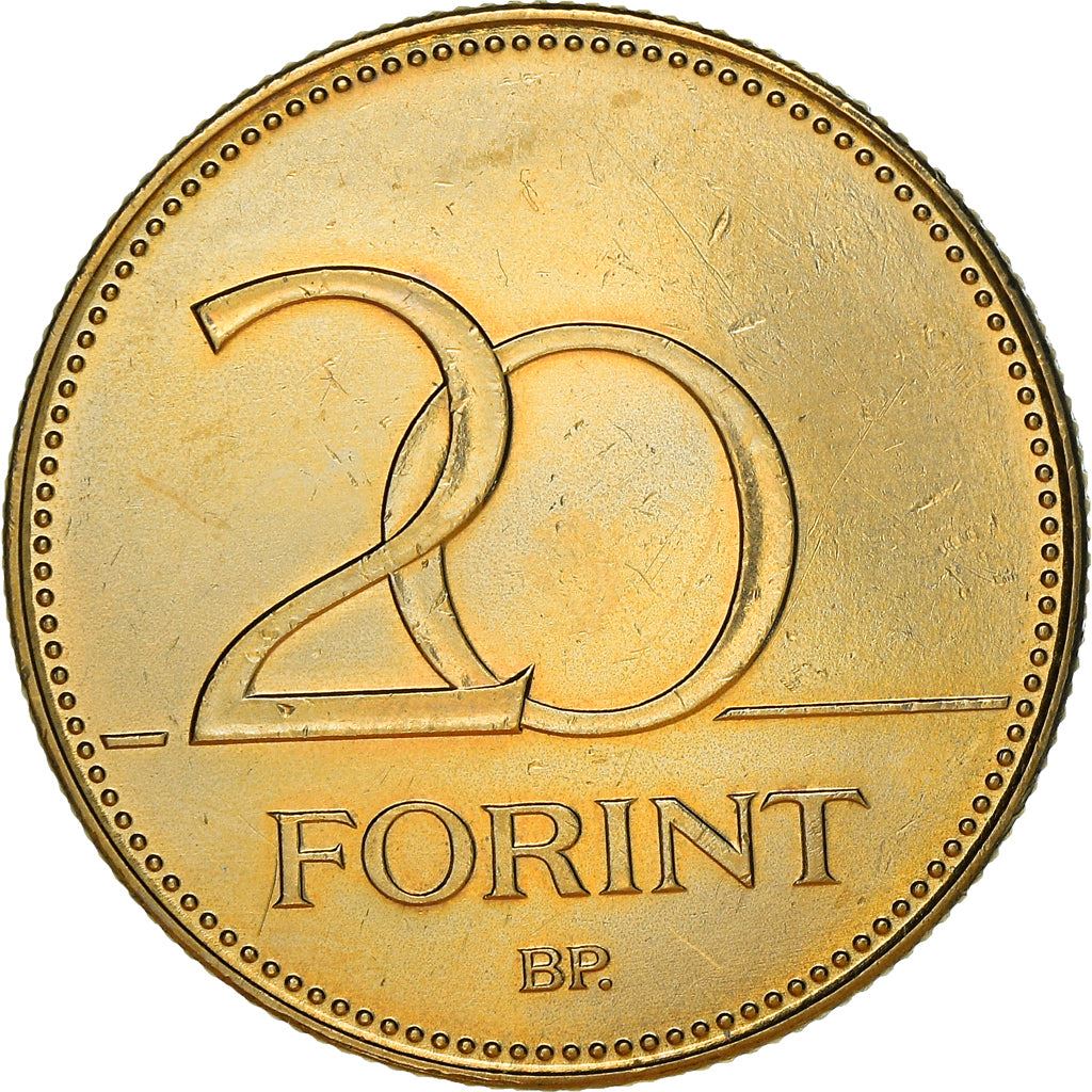 Hungary Coin Hungarian 20 Forint | Iris Variegata | KM696 | 1992 - 2011