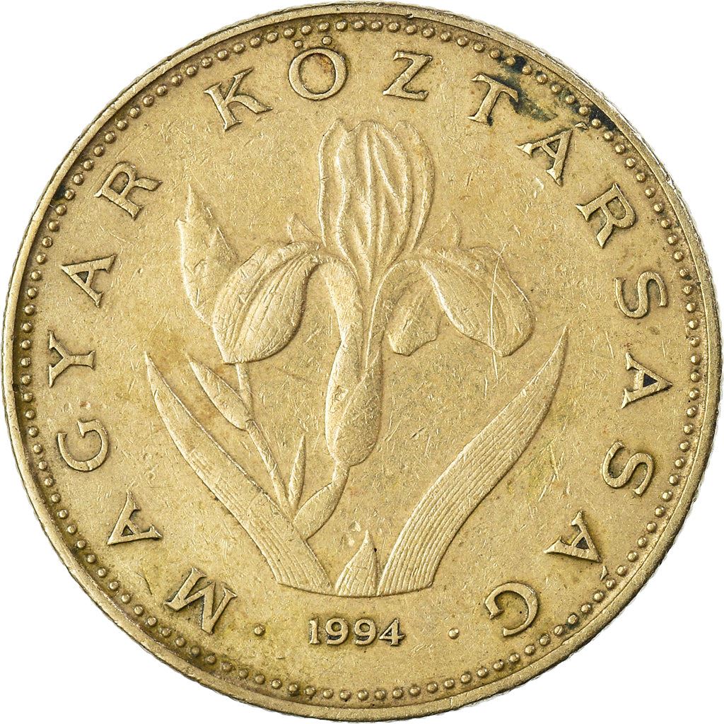 Hungary Coin Hungarian 20 Forint | Iris Variegata | KM696 | 1992 - 2011