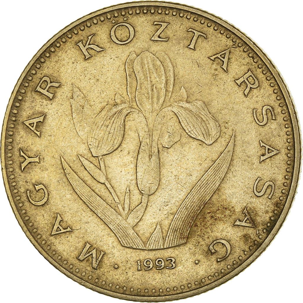 Hungary Coin Hungarian 20 Forint | Iris Variegata | KM696 | 1992 - 2011