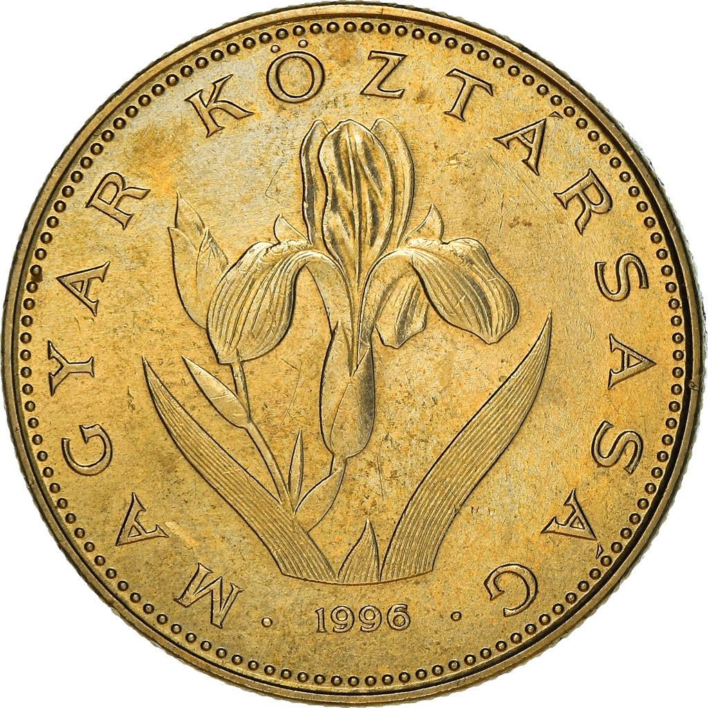 Hungary Coin Hungarian 20 Forint | Iris Variegata | KM696 | 1992 - 2011