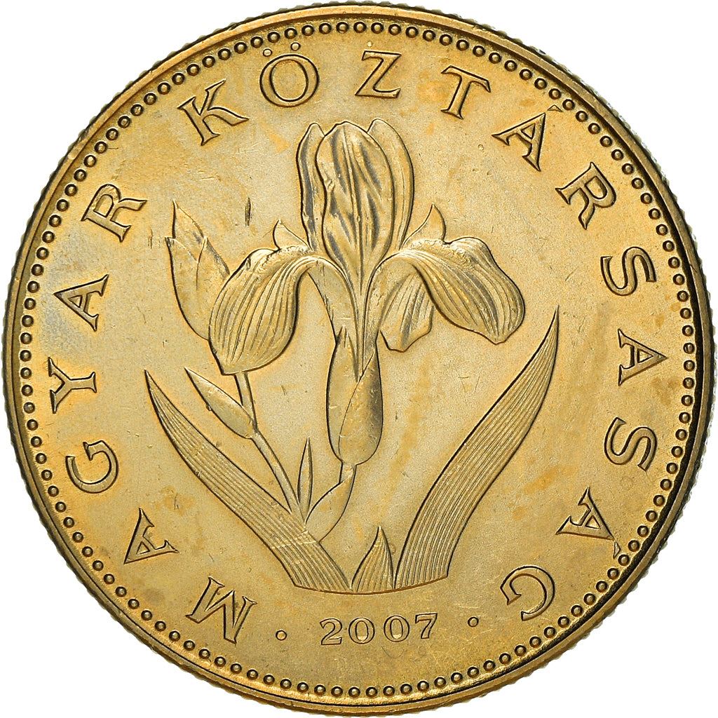 Hungary Coin Hungarian 20 Forint | Iris Variegata | KM696 | 1992 - 2011