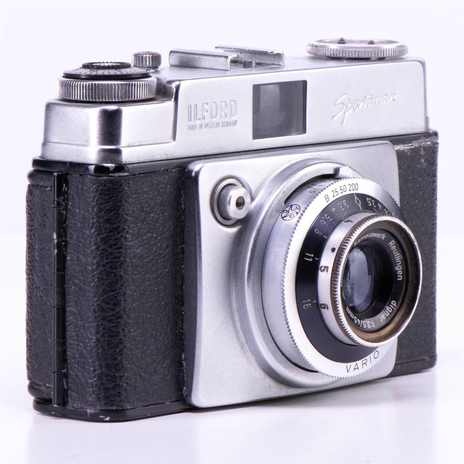 Ilford Sportsman Mk.3 Model Camera | White | Germany | 1959 | Not working