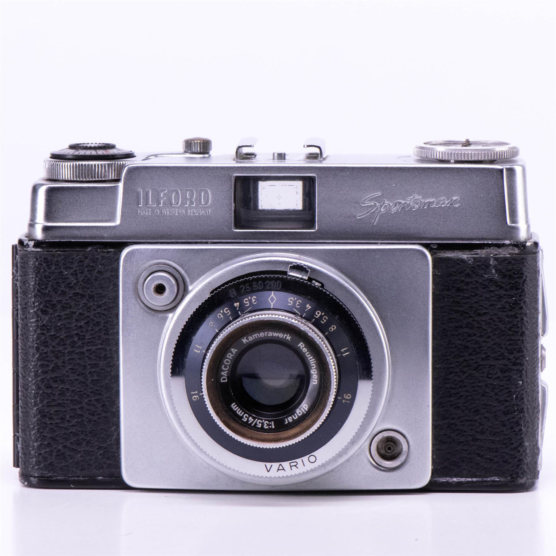 Ilford Sportsman Mk.3 Model Camera | White | Germany | 1959 | Not working