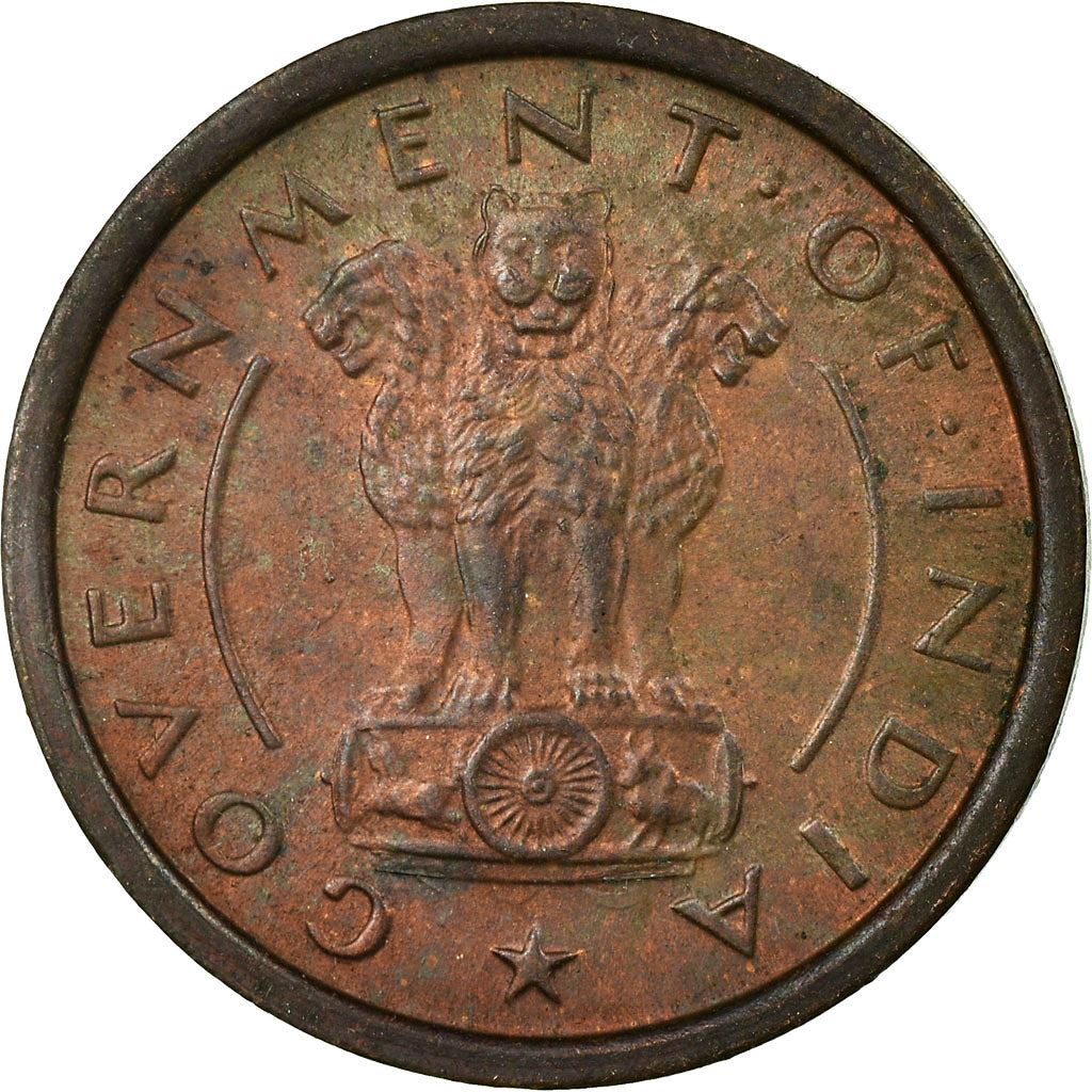 India | 1 Pice Coin | Horse | Km:1 | 1950 - 1955