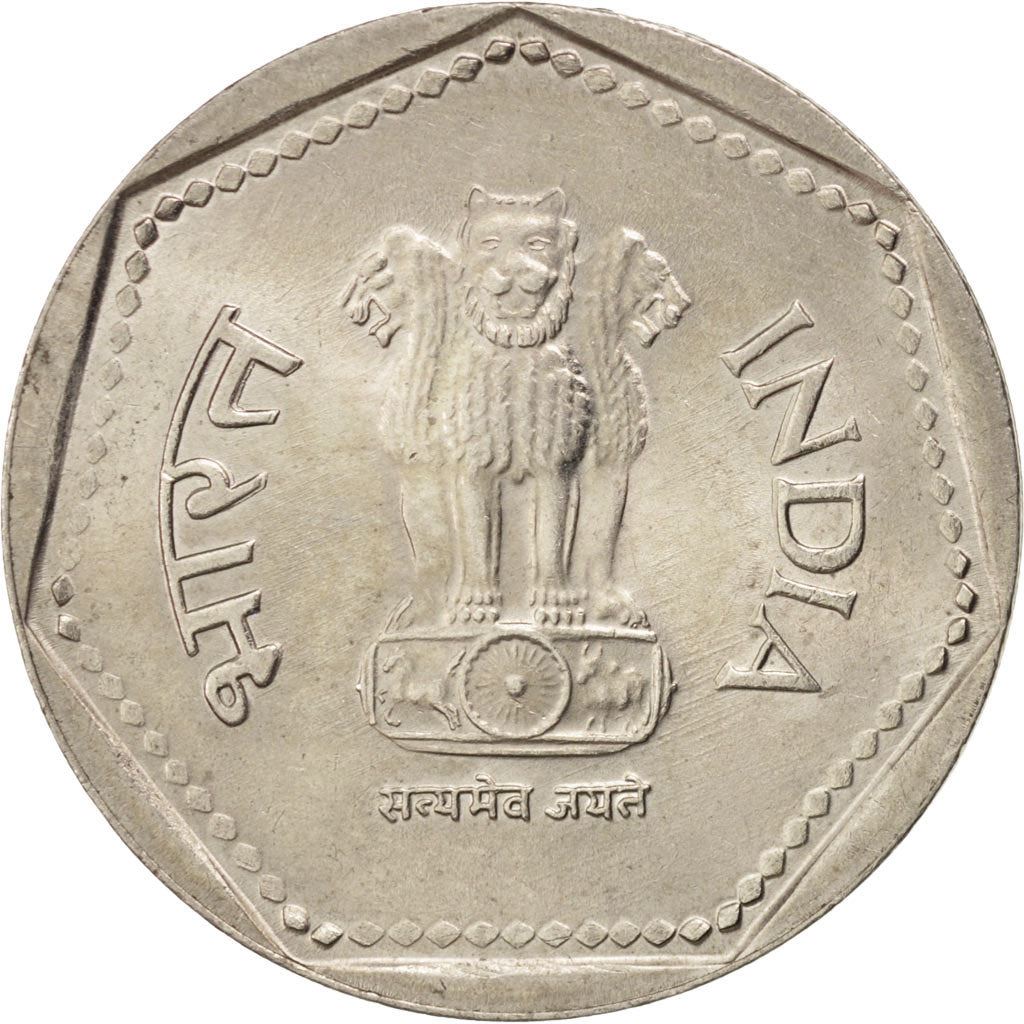 India | 1 Rupee Coin | Asoka Lion | Km:79 | 1983 - 1991