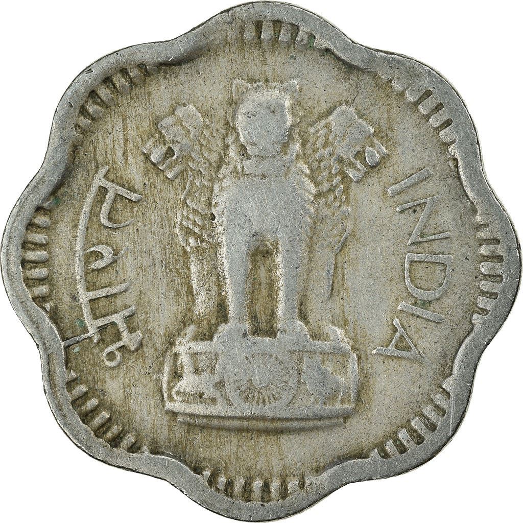 India | 10 Naye Paise Coin | Ashoka Lion | Km:24.2 | 1958 - 1963