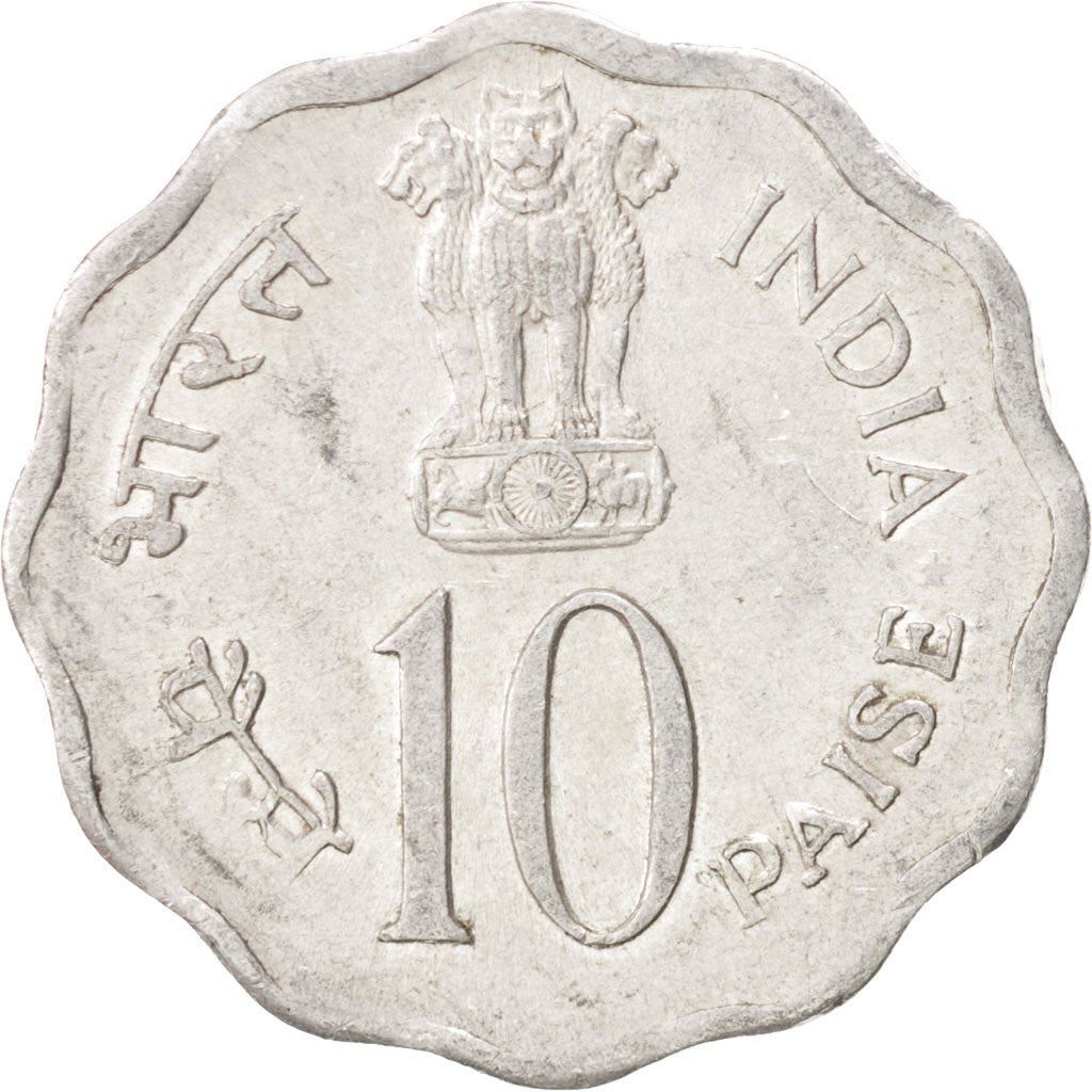 India | 10 Paise Coin | Year of the Child | Km:33 | 1979