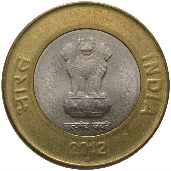 India | 10 Rupees Coin | Ashoka Pillar | Km:400 | 2011 - 2019