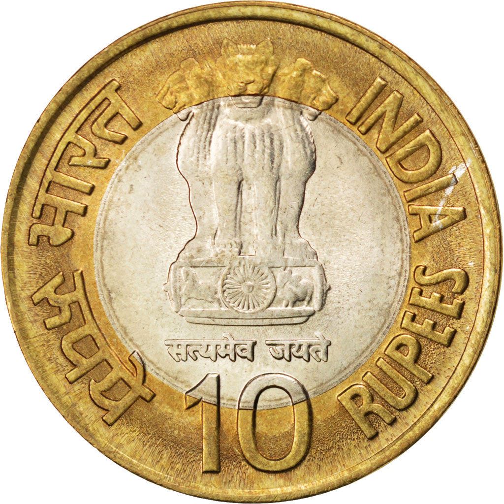 India | 10 Rupees Coin | Dr. Homi Bhabha | Km:372 | 2009