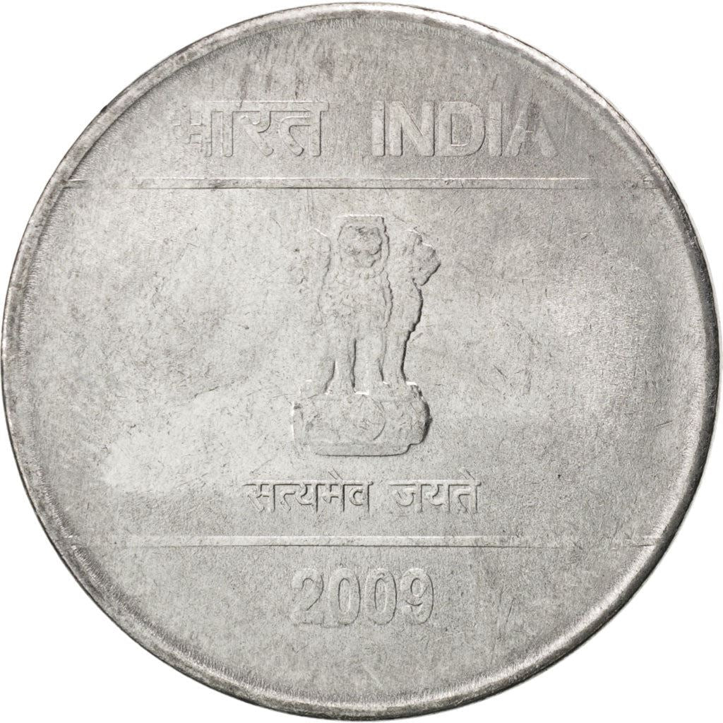 India | 2 Rupees Coin | Hasta Mudra | Km:327 | 2007 - 2011