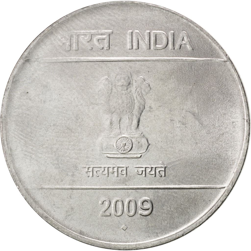 India | 2 Rupees Coin | Hasta Mudra | Km:327 | 2007 - 2011