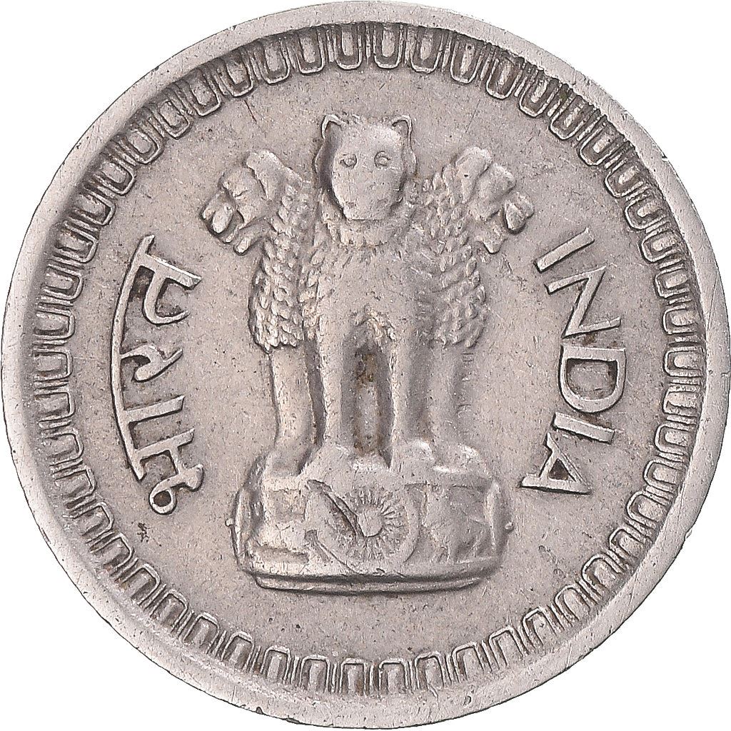 India | 25 Paise Coin | Asoka lion | Km:48.1 | 1964 - 1972