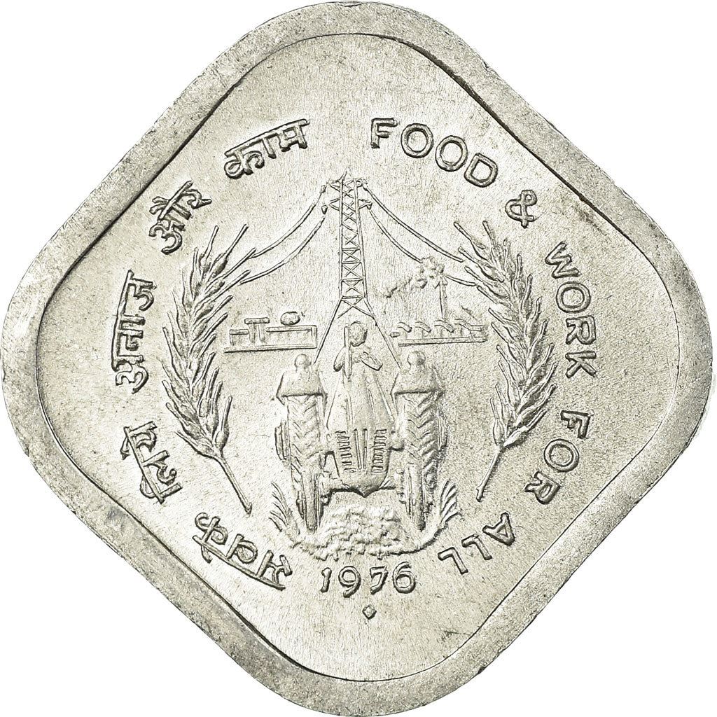 India | 5 Paise Coin | FAO | Km:19 | 1976