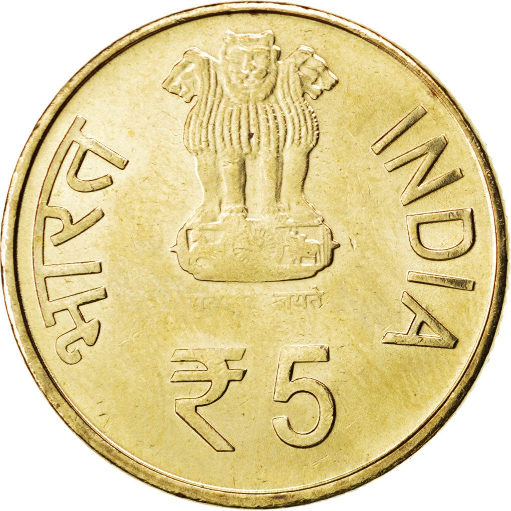 India | 5 Rupees Coin | Council of Medical Research | Km:396 | 2011