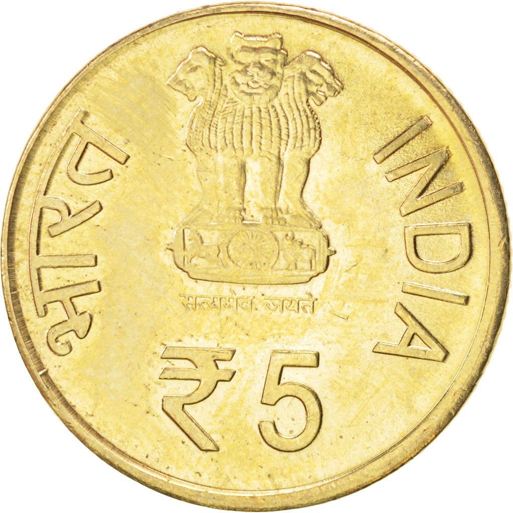 India | 5 Rupees Coin | Council of Medical Research | Km:396 | 2011