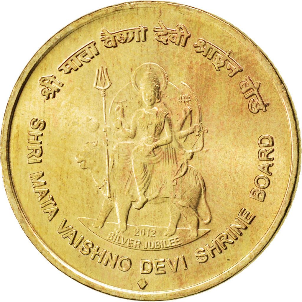 India | 5 Rupees Coin | Shri Mata Vaishno Devi | Km:429 | 2012