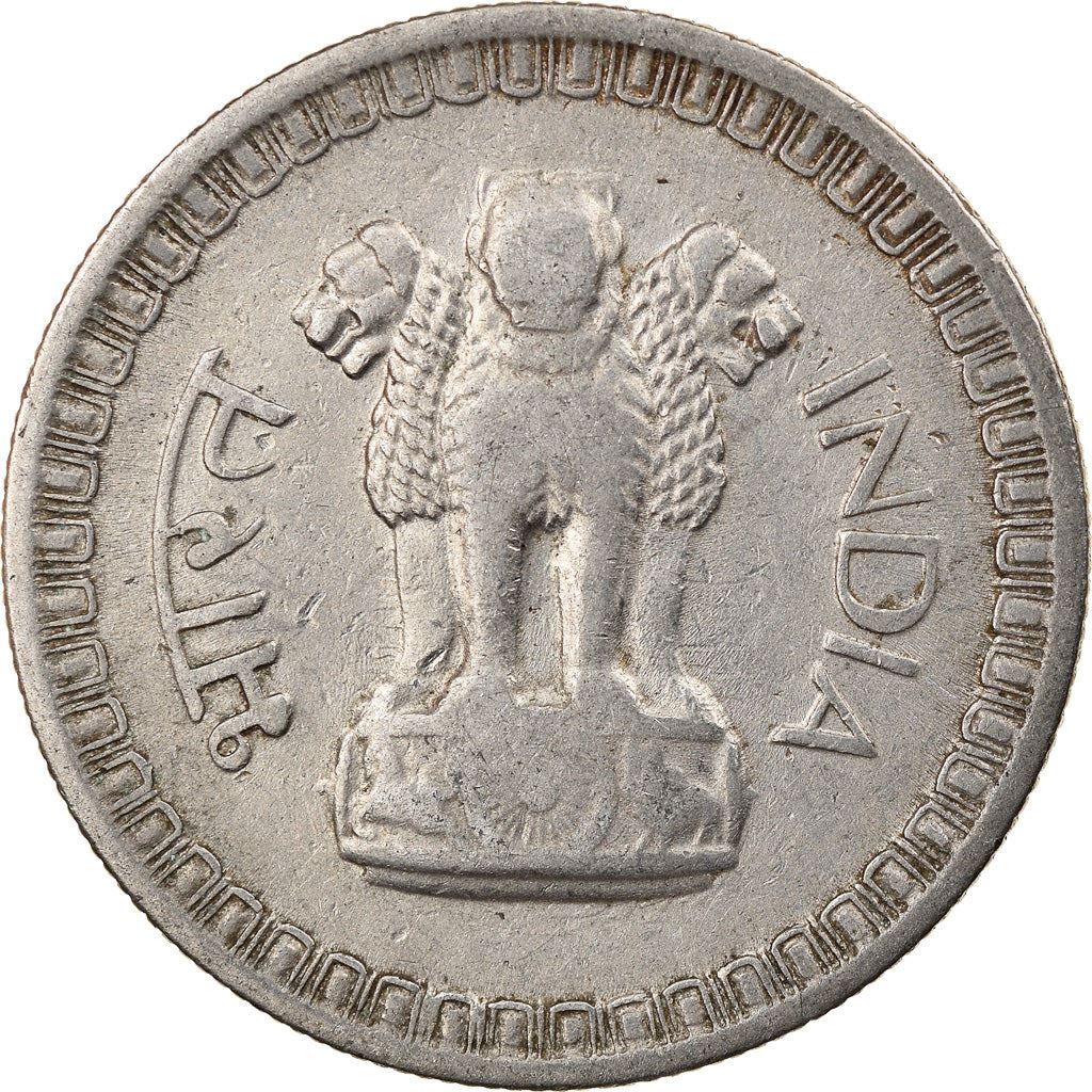 India | 50 Naye Paise Coin | Ashoka lion | Km:55 | 1960 - 1963