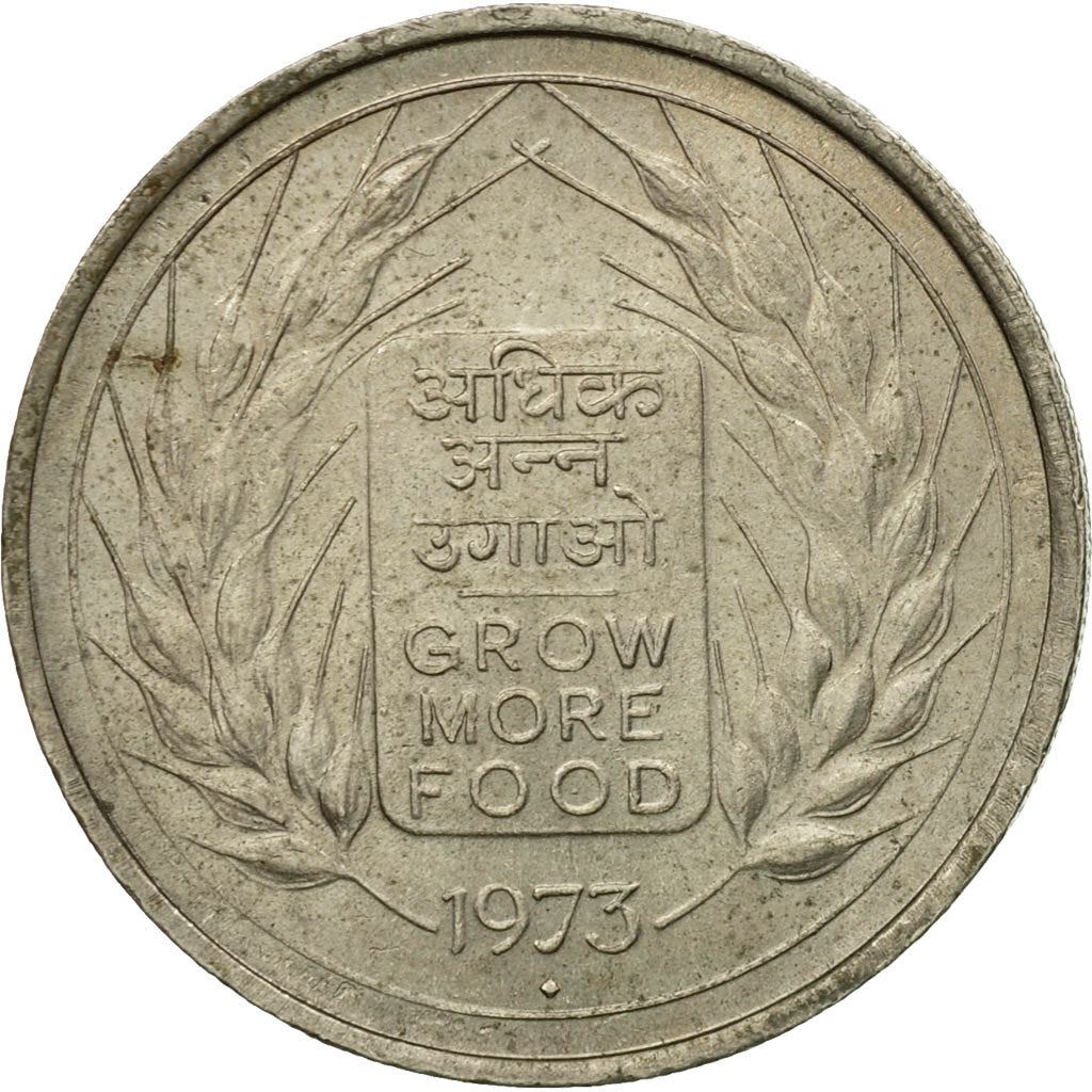 India | 50 Paise Coin | FAO | Km:62 | 1973