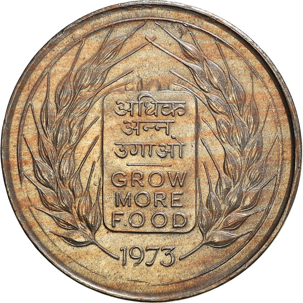 India | 50 Paise Coin | FAO | Km:62 | 1973