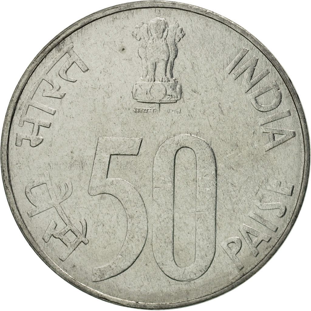 India | 50 Paise Coin | Parliament house | Km:69 | 1988 - 2007