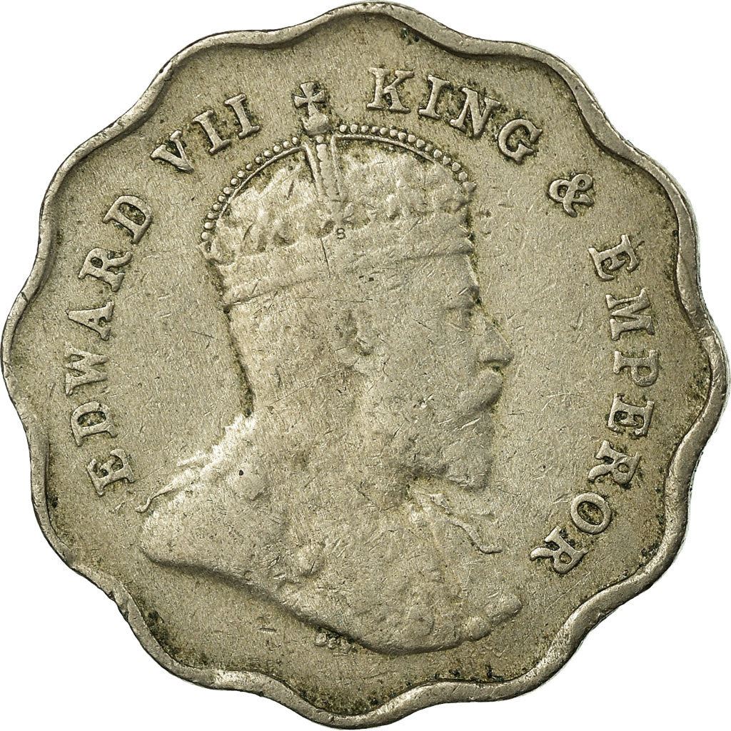 India - British | 1 Anna Coin | King Edward VII | Km:504 | 1906 - 1910