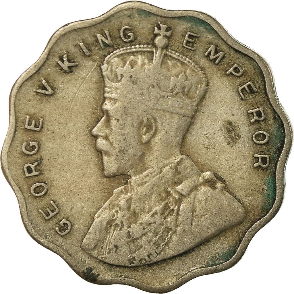 India - British | 1 Anna Coin | King George V | Km:513 | 1912 - 1936