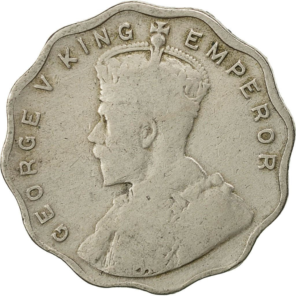 India - British | 1 Anna Coin | King George V | Km:513 | 1912 - 1936