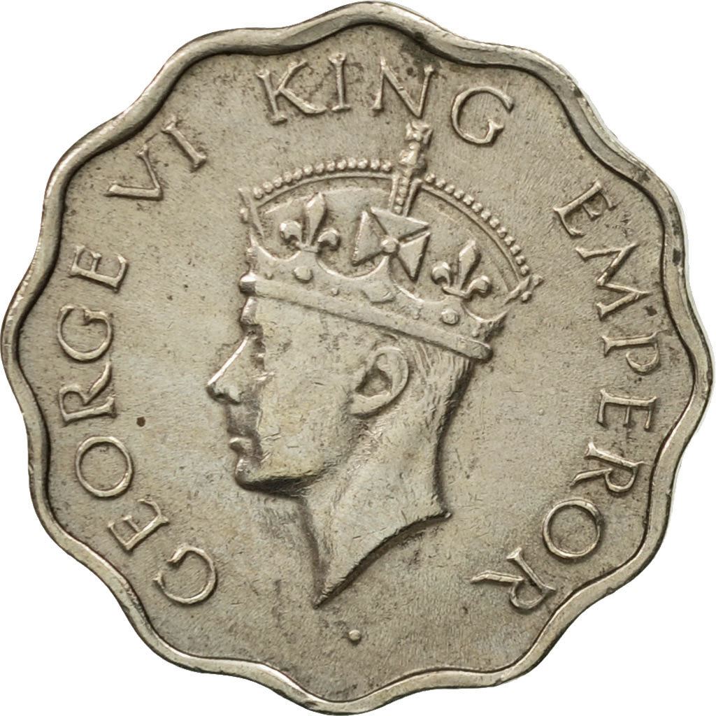 India - British | 1 Anna Coin | King George VI | Km:537 | 1940 - 1941