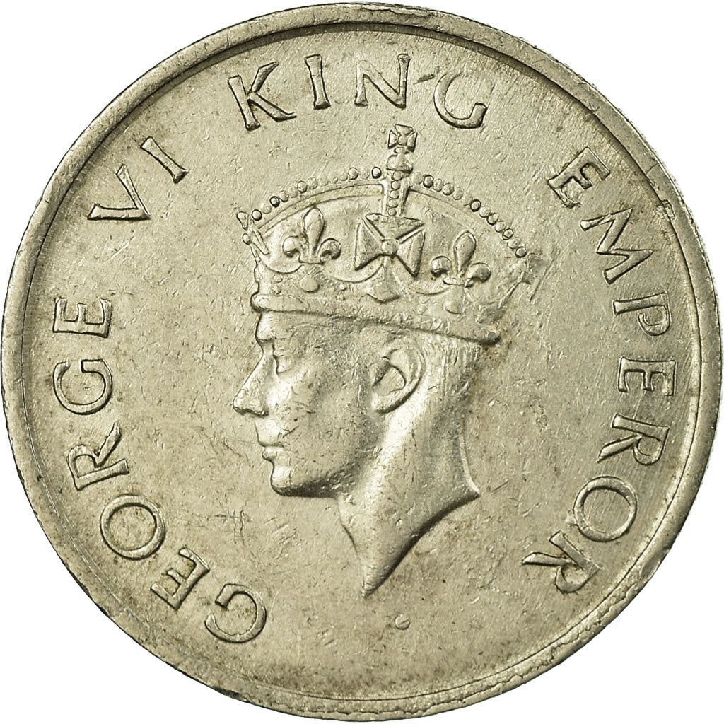 India - British | 1/2 Rupee Coin | King George VI | Km:553 | 1946 - 1947