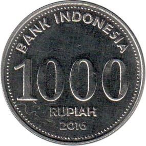 Indonesia 1000 Rupiah I Gusti Ketut Pudja Coin KM74 2016