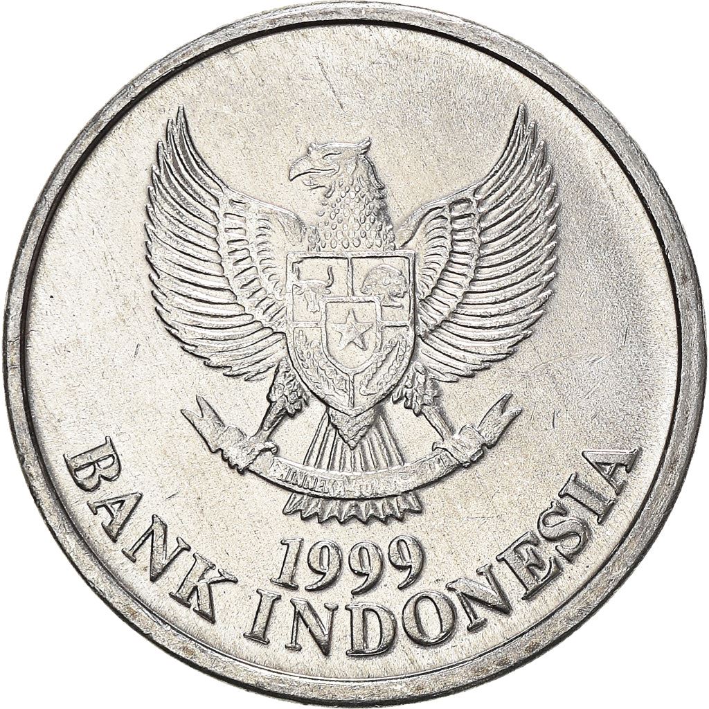 Indonesia 50 Rupiah Coin | Black Naped Oriole | KM60 | 1999 - 2003